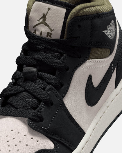 Jordan Kids' Air Jordan 1 Mid (GS) Lt Orewood Brown