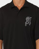 The Anti Order Military Oversized Polo Shirt Black/White