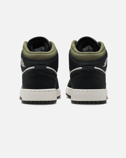 Jordan Kids' Air Jordan 1 Mid (GS) Lt Orewood Brown