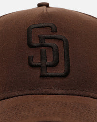 New Era San Diego Padres 'Waxed Canvas QS' 59FORTY A-Frame Fitted Brown