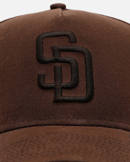 New Era San Diego Padres 'Waxed Canvas QS' 59FORTY A-Frame Fitted Brown