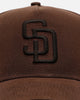 New Era San Diego Padres 'Waxed Canvas QS' 59FORTY A-Frame Fitted Brown