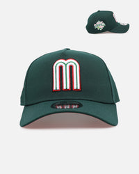 New Era Mexico National Baseball Team 'Floral Side Patch' 9FORTY A-Frame Snapback Official Team Color