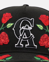 New Era Los Angeles Angels 'Garden' 9FORTY A-Frame Snapback Black