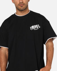 Carre Motion Layered T-Shirt Black/White