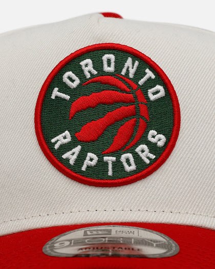 New Era Toronto Raptors 'Strawberry' 9FORTY A-Frame Snapback Chrome/Red