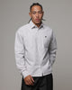 American Thrift Oxford Long Sleeve Shirt Brown Stripe