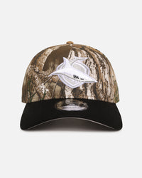 New Era Cronulla Sutherland Sharks 'NRL Real Tree' 9FORTY A-Frame Snapback Real Tree Camo