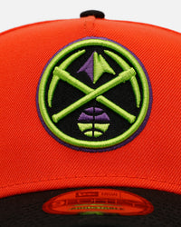New Era Denver Nuggets 'Halloween' 9FORTY A-Frame Snapback Orange/Black
