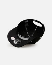 New Era Detroit Tigers 'Black Satin Hearts' 9FORTY A-Frame Snapback Black