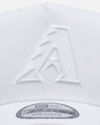 New Era Arizona Diamondbacks 'Easy White' 9FORTY A-Frame Snapback White/White