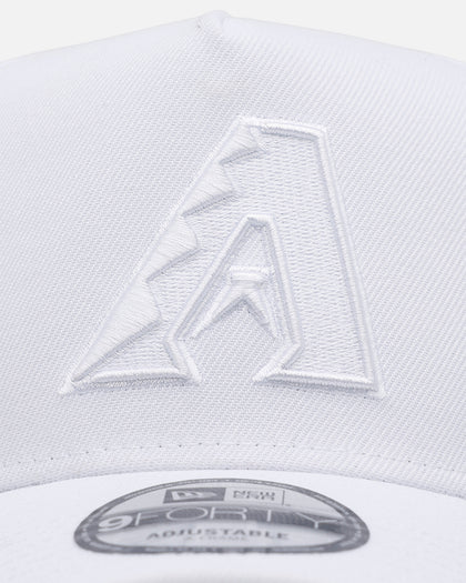 New Era Arizona Diamondbacks 'Easy White' 9FORTY A-Frame Snapback White/White