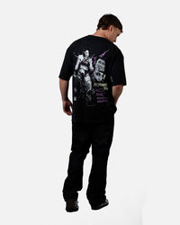 73Studio X WWE Wrestlemania 42 Rhea Ripley T-Shirt Black Acidwash