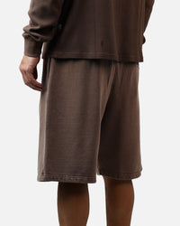 American Thrift Fleece Shorts Washed Brown