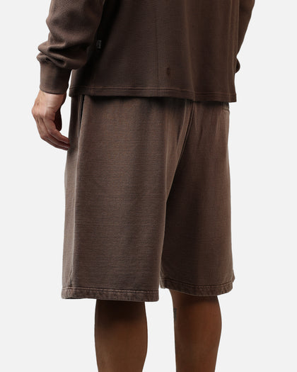 American Thrift Fleece Shorts Washed Brown