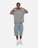 Vouseti Full Court Button Up Shirt Grey Plaid