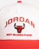 Jordan Chicago Bulls Jordan Pro Unstructured Flat Bill Snapback White/Red