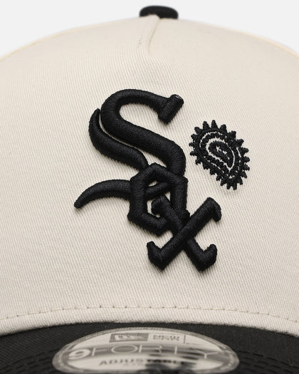 New Era Chicago White Sox 'Paisley Hit' 9FORTY A-Frame Snapback Chrome White/Black