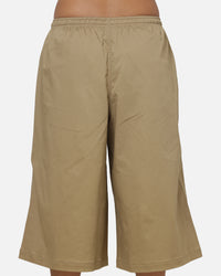 Nike Women's Sportswear Oversized Mid-Rise Parachute Shorts Beige