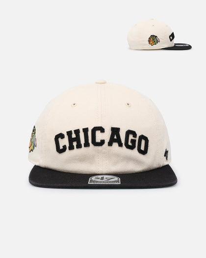 47 Brand Chicago Blackhawks 'The City Block Collection' Club Legacy '47 Captain Snapback Natural