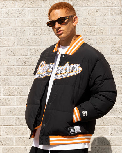 Starter Athletic Bomber Jacket Black