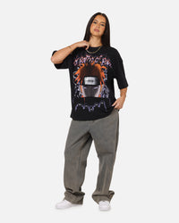 73Studio X Naruto Shippuden Paths Of Pain Vintage T-Shirt Black Acidwash