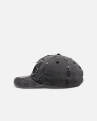 Mitchell & Ness Los Angeles Lakers 'Destroyed' Dad Fit Strapback Washed Black