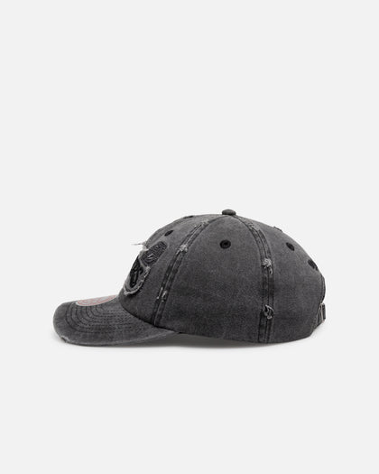 Mitchell & Ness Los Angeles Lakers 'Destroyed' Dad Fit Strapback Washed Black