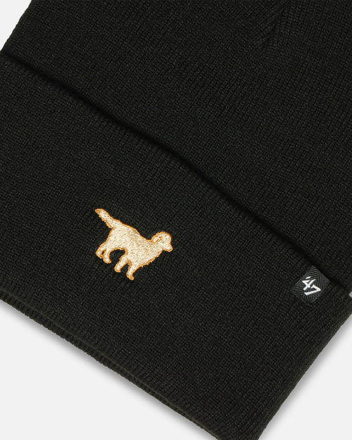 47 Brand Golden Retriever 'Dog Collection' 47 Beanie Black