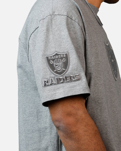 Pro Standard Las Vegas Raiders Reverse French Terry T-Shirt Grey