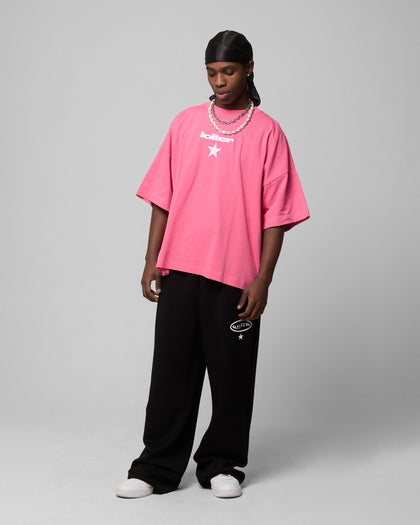 Loiter Premium Essentials Boxy T-Shirt Pink