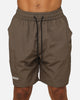 Saint Morta Official Nylon Shorts Dark Brown