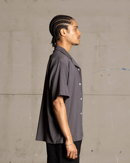 Saint Morta Villa Short Sleeve Shirt Dark Grey