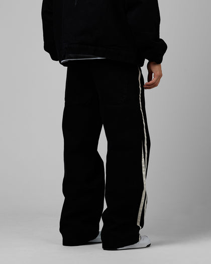 Loiter Track Star Denim Jeans Black