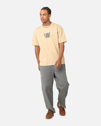 Carre Top Team T-Shirt Stone
