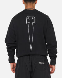 Saint Morta Athltc Crewneck Black