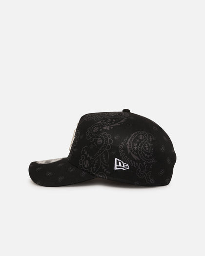 New Era Los Angeles Dodgers 'Tonal Paisley' 9FORTY A-Frame Snapback Black