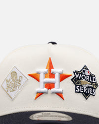 New Era Houston Astros 'World Series Logo' 9FORTY A-Frame Snapback Chrome