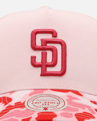 Mitchell & Ness San Diego Padres 'Pink Camo' Pro Pinch Snapback Pink