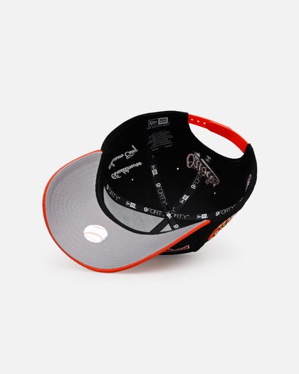 New Era Baltimore Orioles 'City Icons' 9FORTY A-Frame Snapback Black/Orange