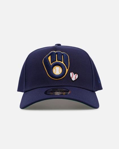 New Era Milwaukee Brewers 'Baseball Hearts' 9FORTY A-Frame Snapback Official Team Color