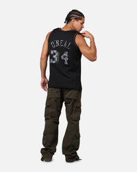 Mitchell & Ness Los Angeles Lakers Shaquille O'Neal '96-97 Leather Elegance Swing Jersey Black