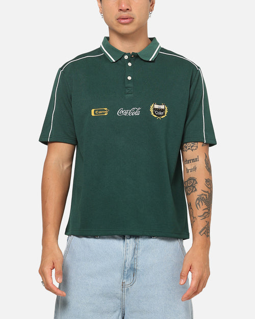 Carre Carré X Coca Cola Club Crest Polo Shirt Dark Green