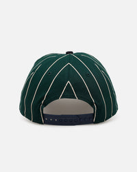 New Era Los Angeles Dodgers 'Pinstripe' 9FORTY A-Frame Snapback Dark Green