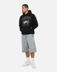 Bleacher Athletic South Sydney Rabbitohs NRL Adult Club Wreath Hoodie Black