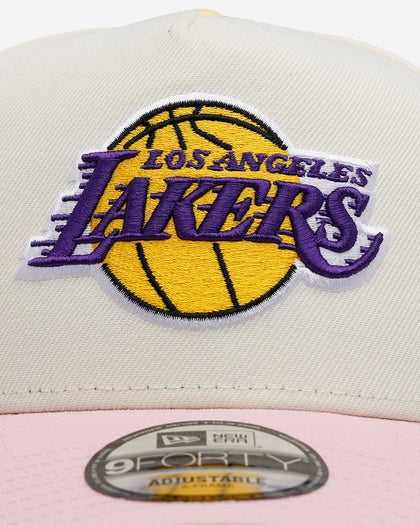 New Era Los Angeles Lakers 'Pink Lemonade' 9FORTY A-Frame Snapback Pink/Yellow