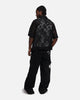 Loiter Lace Button Up Shirt Black