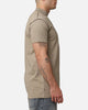 Saint Morta Old English Mock Neck T-Shirt Brown/Brown