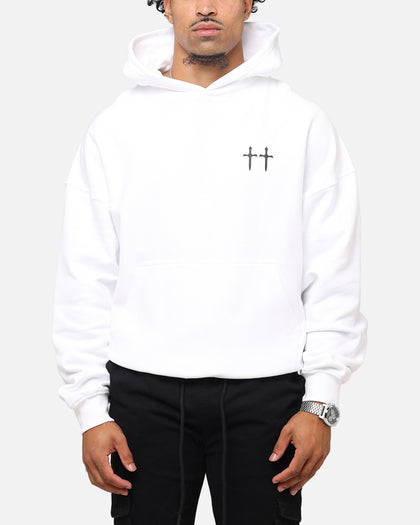 Saint Morta Ye Old Boxy Hoodie White