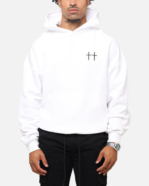 Saint Morta Ye Old Boxy Hoodie White